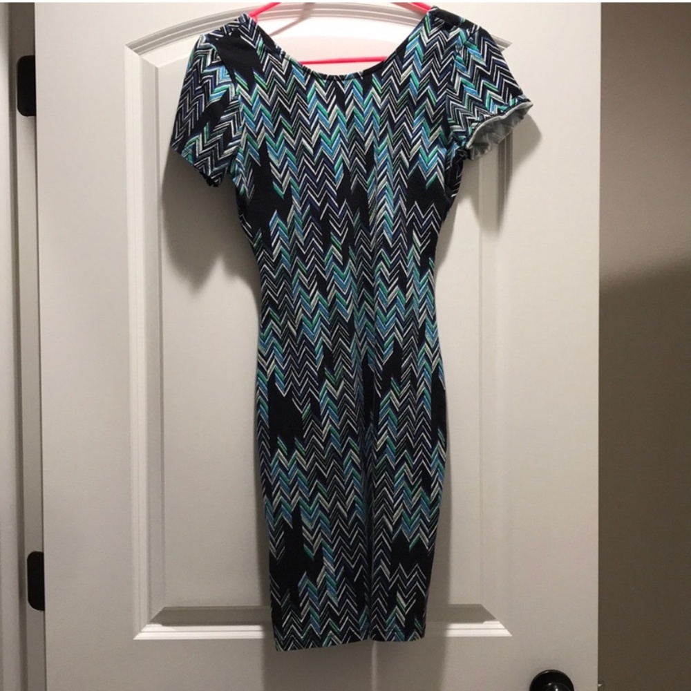 Scoop back dress